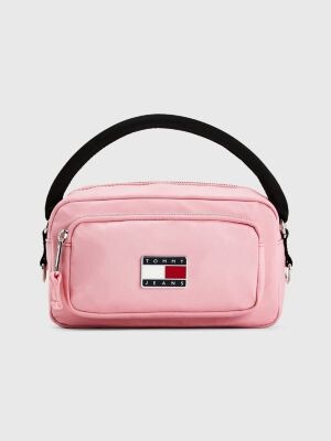 tommy hilfiger pink handbolsa