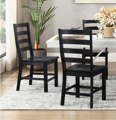 Red Barrel Studio Contemporary Side Chairs Set Of 2 Dining Wooden Kitchen Dining Furniture Casual Style