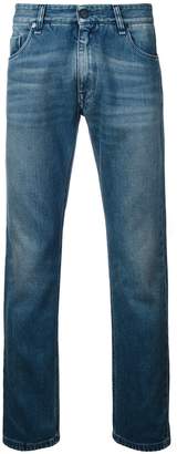 Fendi illustrate slim-fit jeans