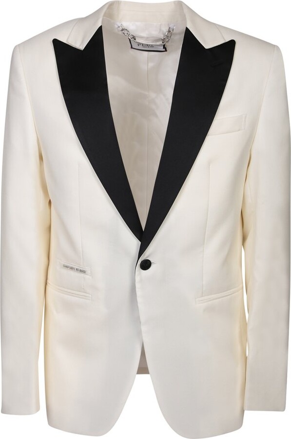 Philipp Plein Single-Breasted Long-Sleeved Blazer