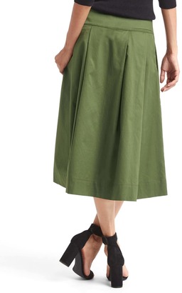 Gap Pleated A-line midi skirt