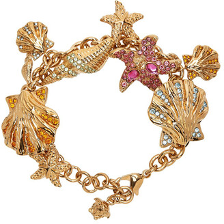 Versace Gold Tresor De La Mer Pendant Bracelet