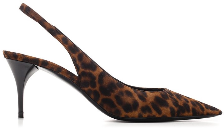 slingback animal print