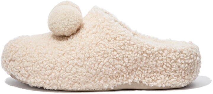 FitFlop Shuv Pom Pom Pantuflas Tipo Zueco De