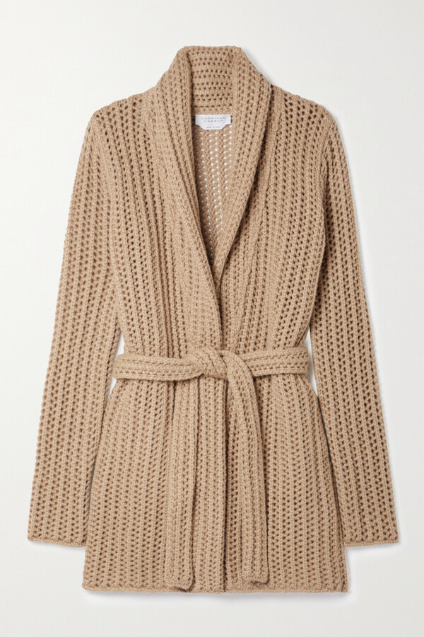 Cashmere Blend Belted Cardigan ATM Cashmere Blend Belted Cardigan