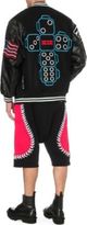 Thumbnail for your product : Kokon To Zai Embroidered wool-blend varsity jacket
