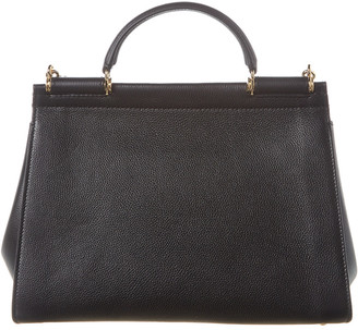 Dolce & Gabbana Sicily Medium Leather Shoulder Bag