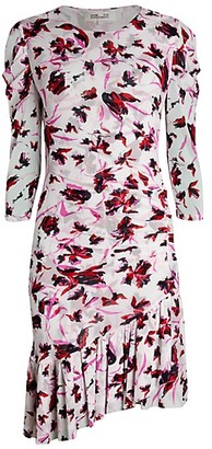 dvf lila dress