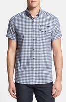 Thumbnail for your product : Kenneth Cole Reaction Kenneth Cole New York Zip Pocket Short Sleeve Sport Shirt
