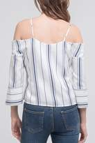 Thumbnail for your product : J.o.a. Cold Shoulder Button-Up