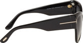 Thumbnail for your product : Tom Ford Black Cateye Anoushka Sunglasses