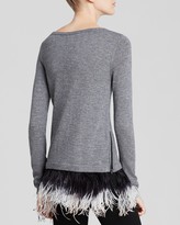 Thumbnail for your product : Milly Sweater - Ostrich Plume