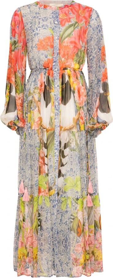 Carolina K. Women's Josefina Maxi Dress In Selva Birds