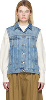 Thumbnail for your product : HUGO BOSS Blue Faded Denim Vest