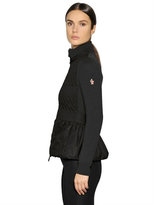 Thumbnail for your product : Moncler Wool Knit & Nylon Padded Jacket