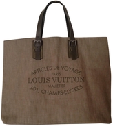 Thumbnail for your product : Louis Vuitton Khaki Cloth Bag