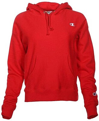 champion hoodie womens red