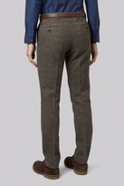 Thumbnail for your product : Moss Bros Slim Fit Light Brown Check Jacket