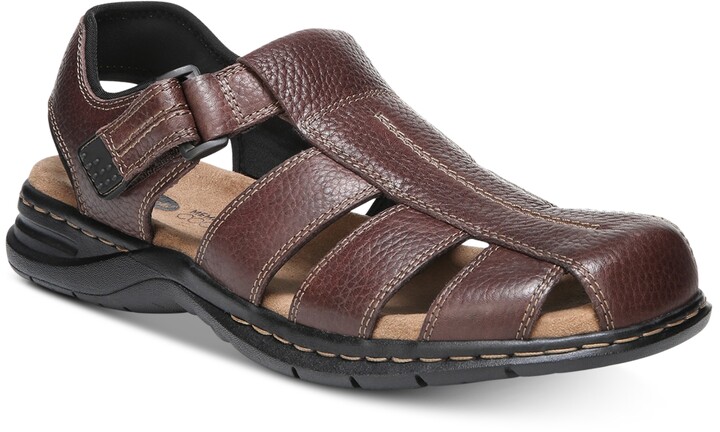 Dr. Scholl's Men's Gaston Leather Sandals - ShopStyle