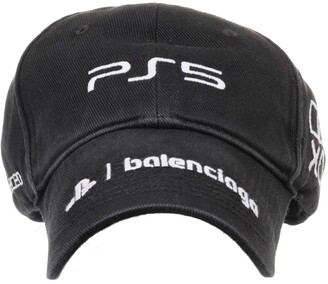 Balenciaga Logo Embroidered Baseball Cap