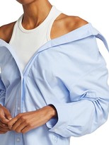 Thumbnail for your product : alexanderwang.t Off-The-Shoulder Tank Shirtdress