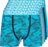 Thumbnail for your product : Crosshatch Mens Boxers Shorts (5 Pack) SCOTER Multipack Underwear Gift Set Colour Mens Trunk Boxers(M/Scoter-ORANGE)