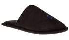 New Mens Polo Ralph Lauren Black Sunday Scuff Textile Slippers Slip On