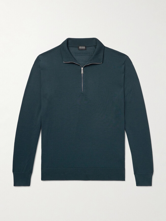 Ermenegildo Zegna Men's Half-Zip Sweaters | ShopStyle