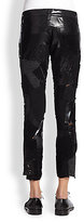 Thumbnail for your product : Junya Watanabe Patchwork Mixed-Media Jeans