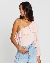 Thumbnail for your product : MinkPink Sophia One Shoulder Blouse