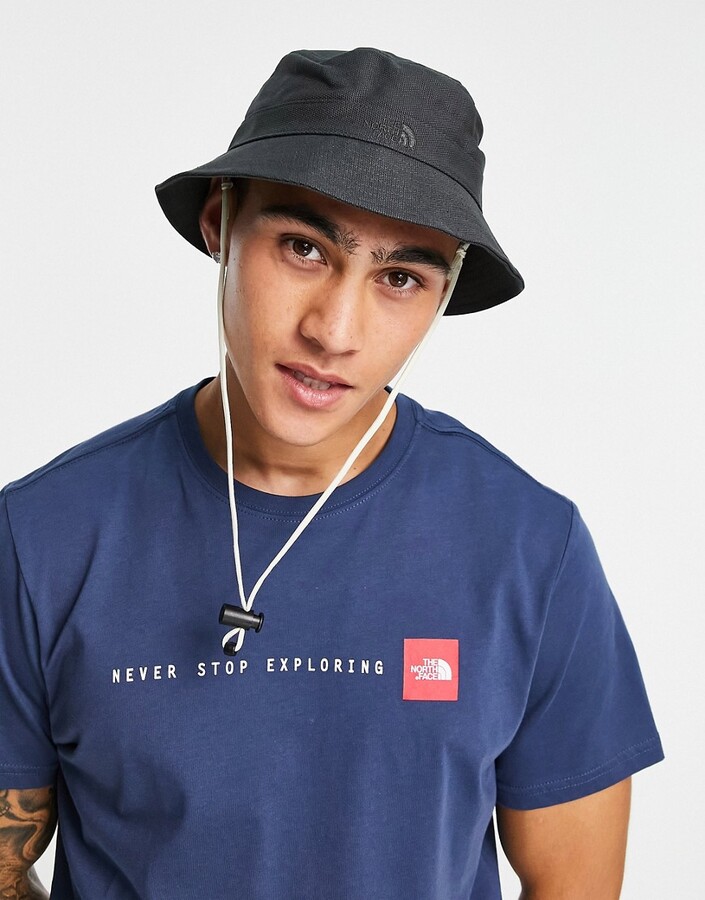 The North Face Mountain bucket hat in gray - ShopStyle