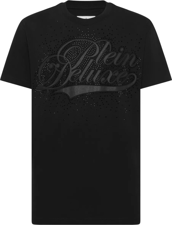 Philipp Plein glittered-logo T-shirt