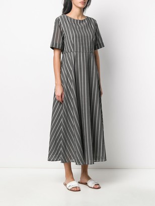 Fabiana Filippi Striped Print Dress