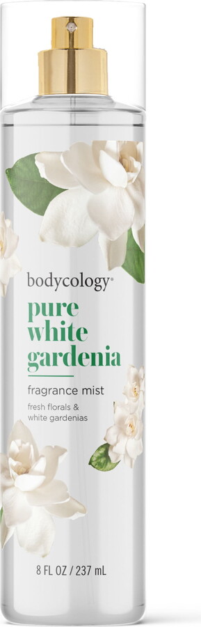 Bodycology Fragrance Body Mist, Pure White Gardenia, 8 fl oz