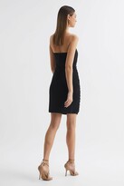 Thumbnail for your product : Halston Embellished Strapless Mini Dress