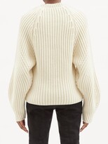 Thumbnail for your product : Raey Bell-sleeve Responsible Virgin-wool Blend Sweater - Cream