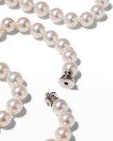 Thumbnail for your product : Assael 32" Akoya Cultured 9.5mm Pearl Necklace with White Gold Clasp