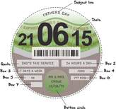 Thumbnail for your product : Of Life & Lemons Personalised Tax Disc Father's Day Print