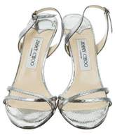 Thumbnail for your product : Jimmy Choo Snakeskin Slingback Sandals