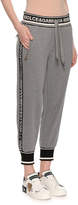 Thumbnail for your product : Dolce & Gabbana Pull-On Logo Crop Jogger Sweatpants