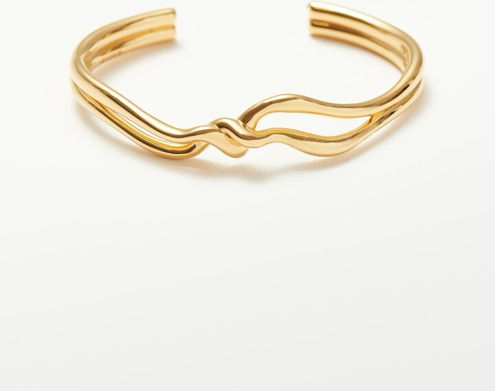 Molten Knot Double Cuff Bracelet ShopStyle