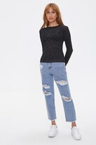 Thumbnail for your product : Forever 21 Glitter Sweater-Knit Top