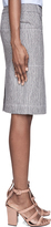 Thumbnail for your product : Altuzarra Washed Navy & White Pinstriped Monsoon Skirt