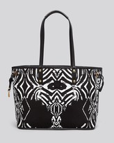 Thumbnail for your product : MCM Tote - Visetos Shopper Project Funky Zebra Reversible