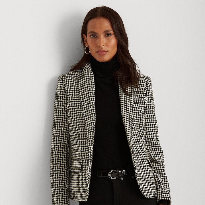 ralph lauren houndstooth jacket