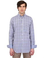 Thumbnail for your product : Paul & Shark Checked Cotton Poplin Shirt