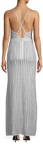 Thumbnail for your product : Herve Leger Deep V-Neck Lurex Gown