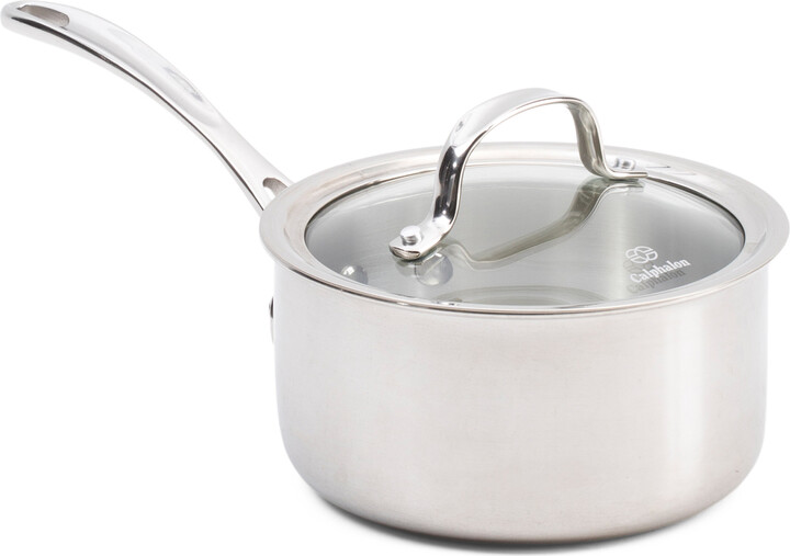Calphalon Classic Stainless Steel 1.5qt Triply Sauce With Cover