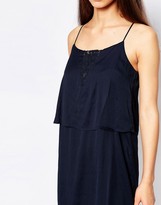 Thumbnail for your product : Minimum Cami Dress With Ruffle Overlay