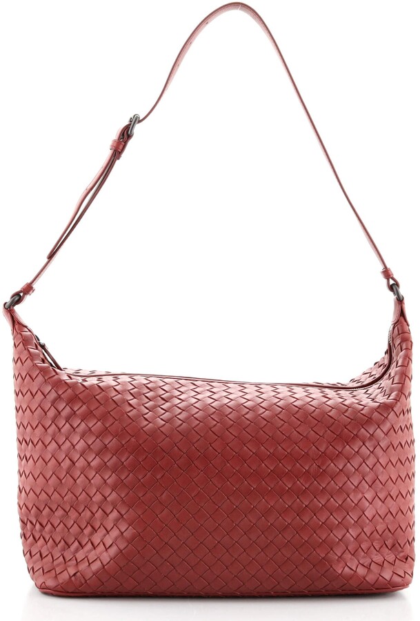 Bottega Veneta Saddle Zip Shoulder Bag Intrecciato Nappa Large - ShopStyle